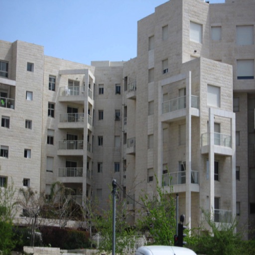 front of building
